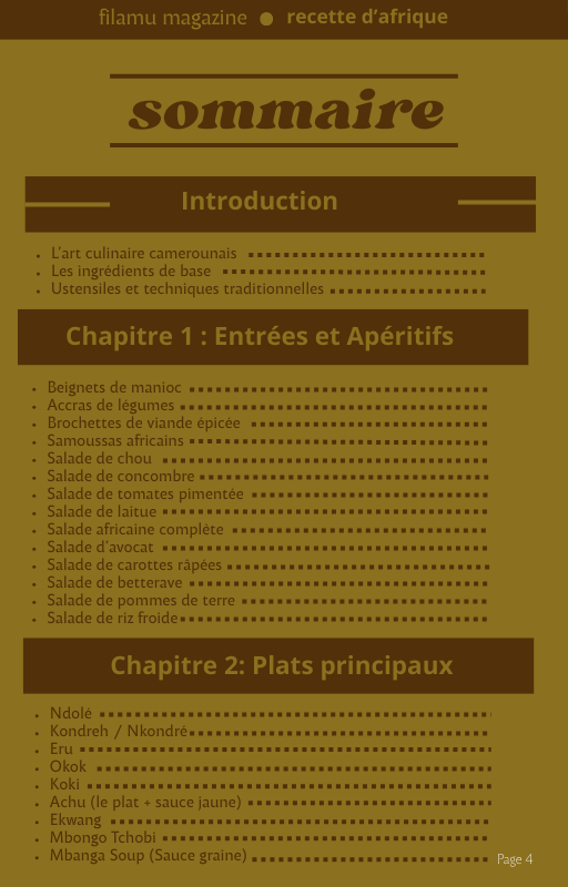 livre de recette camerounaise - Image 2